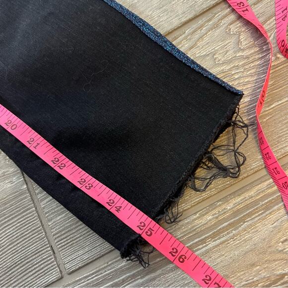 MOTHER The Looker high waist Guilty Glitter Racer Jeans Size 23 - Picture 4 of 10